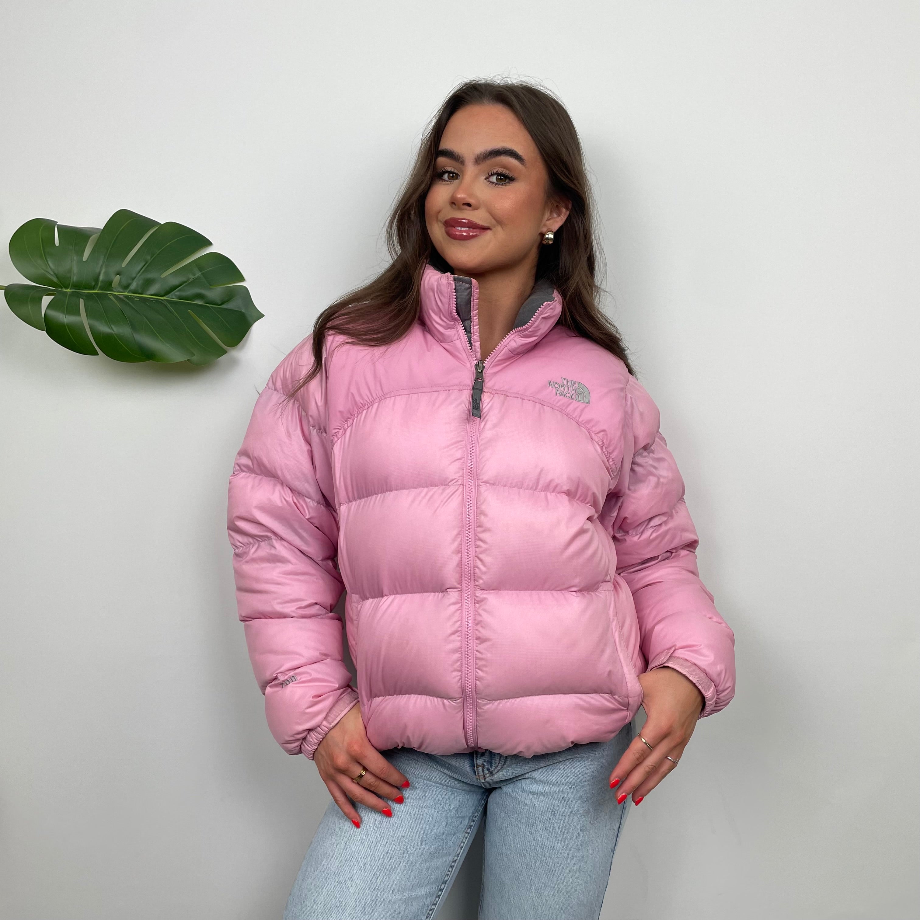 North Face RARE Baby Pink Puffer (M)