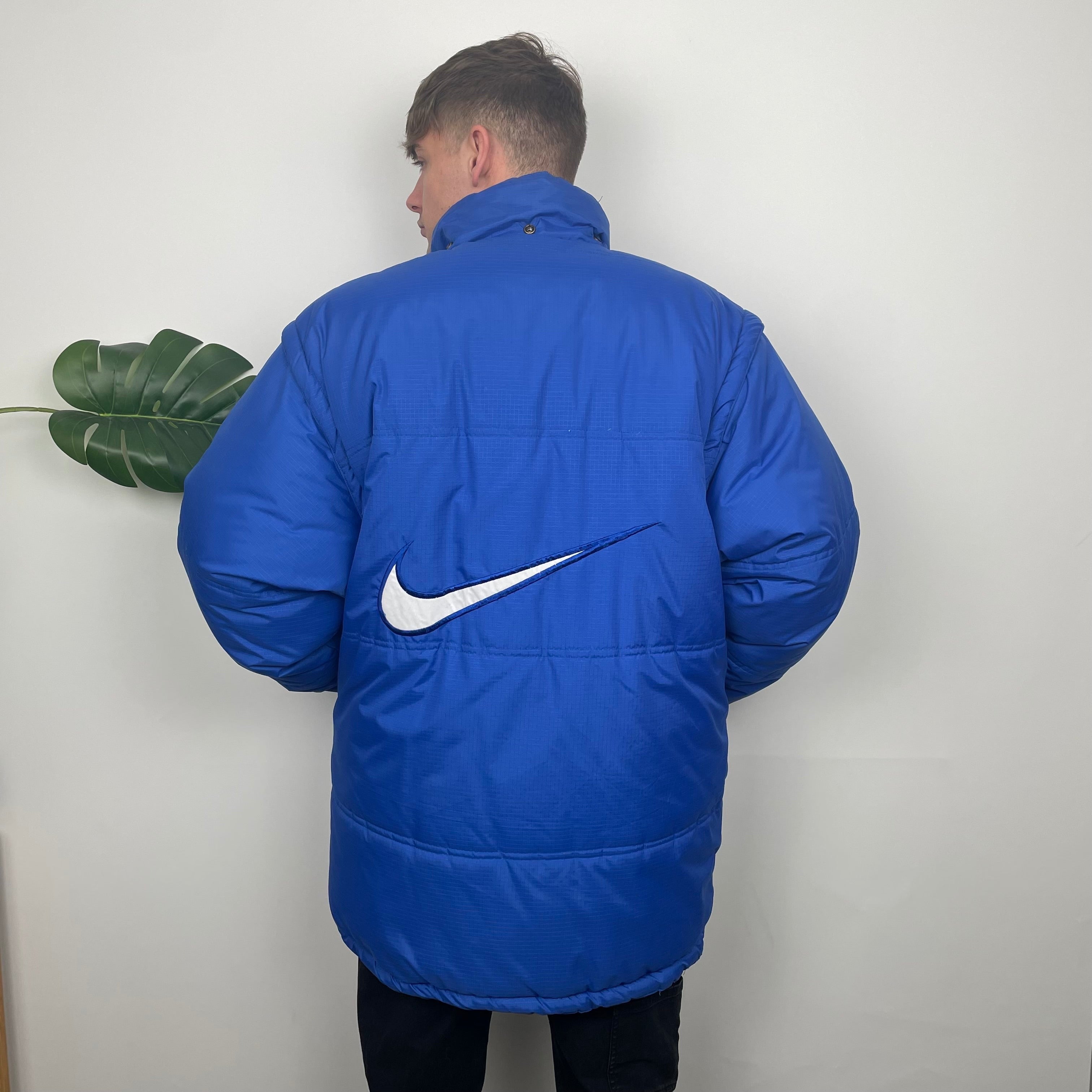 Nike Reversible Embroidered Swoosh Puffer Jacket (XXL)