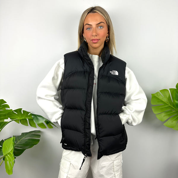 The North Face Black Nuptse 700 Puffer Gilet (L)