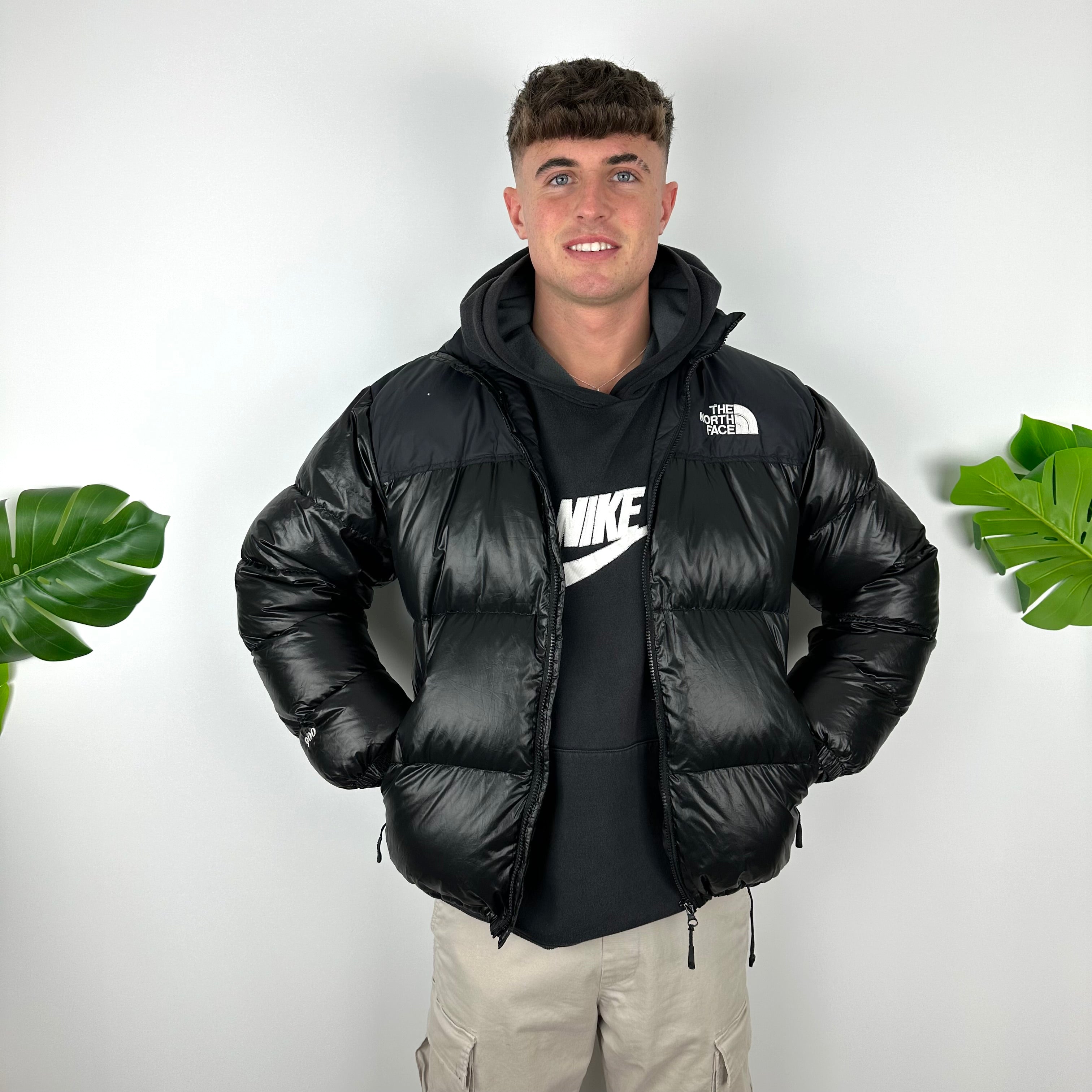 North Face Black Puffer Jacket (M)