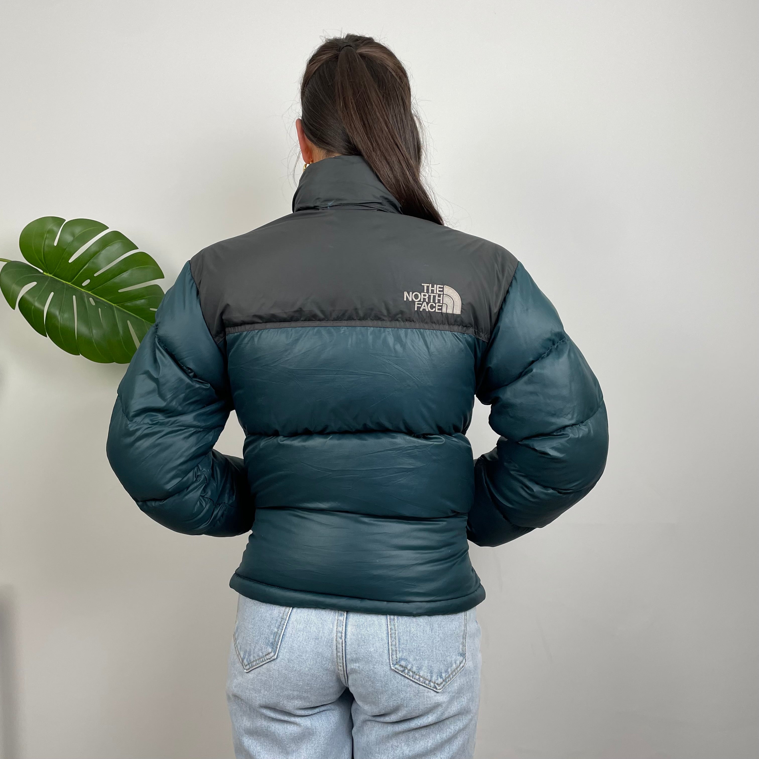 The North Face RARE Turquoise Nuptse 700 Puffer Jacket (S)