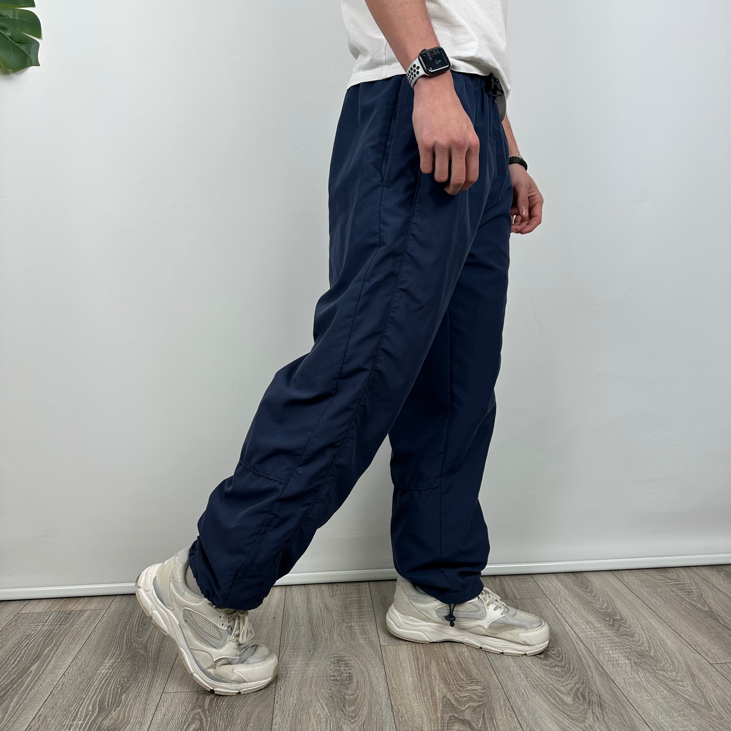 Lacoste Navy Embroidered Logo Track Pants (M)