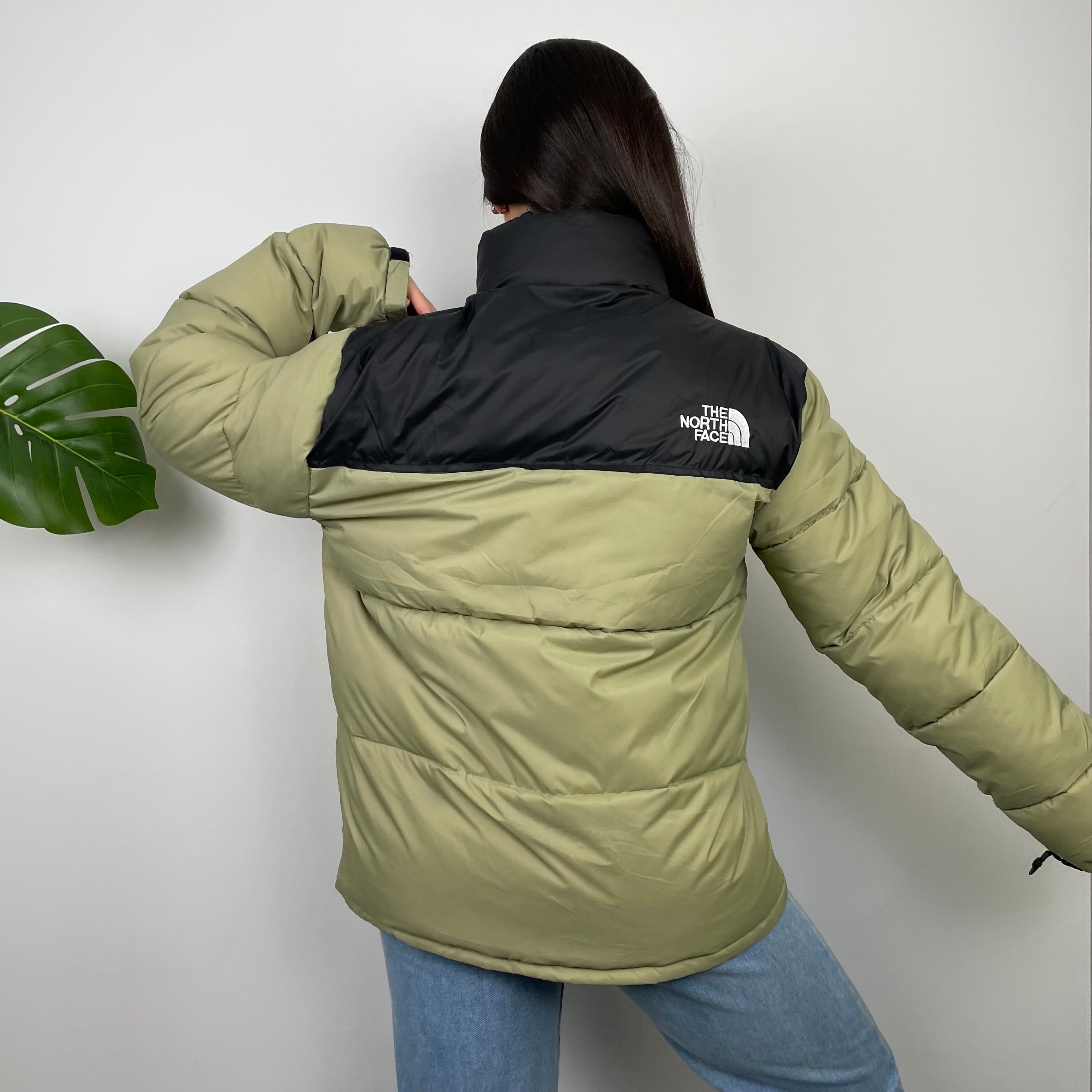 The North Face Green Nuptse 700 Puffer Jacket (L)