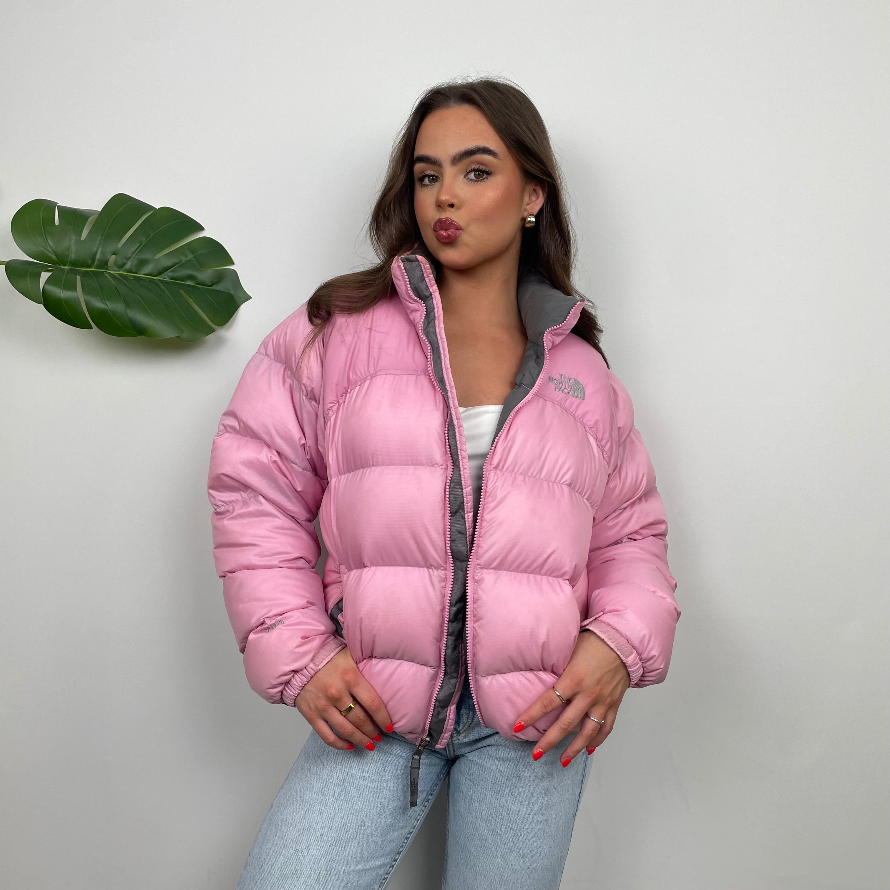 Pink The North Face Jacket Womens Puffer The North Face Womens