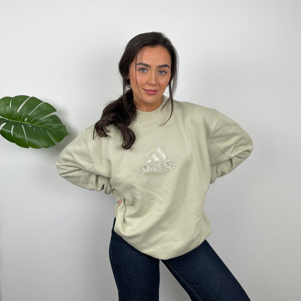 Adidas Sage Embroidered Spell Out Sweatshirt (XXL)