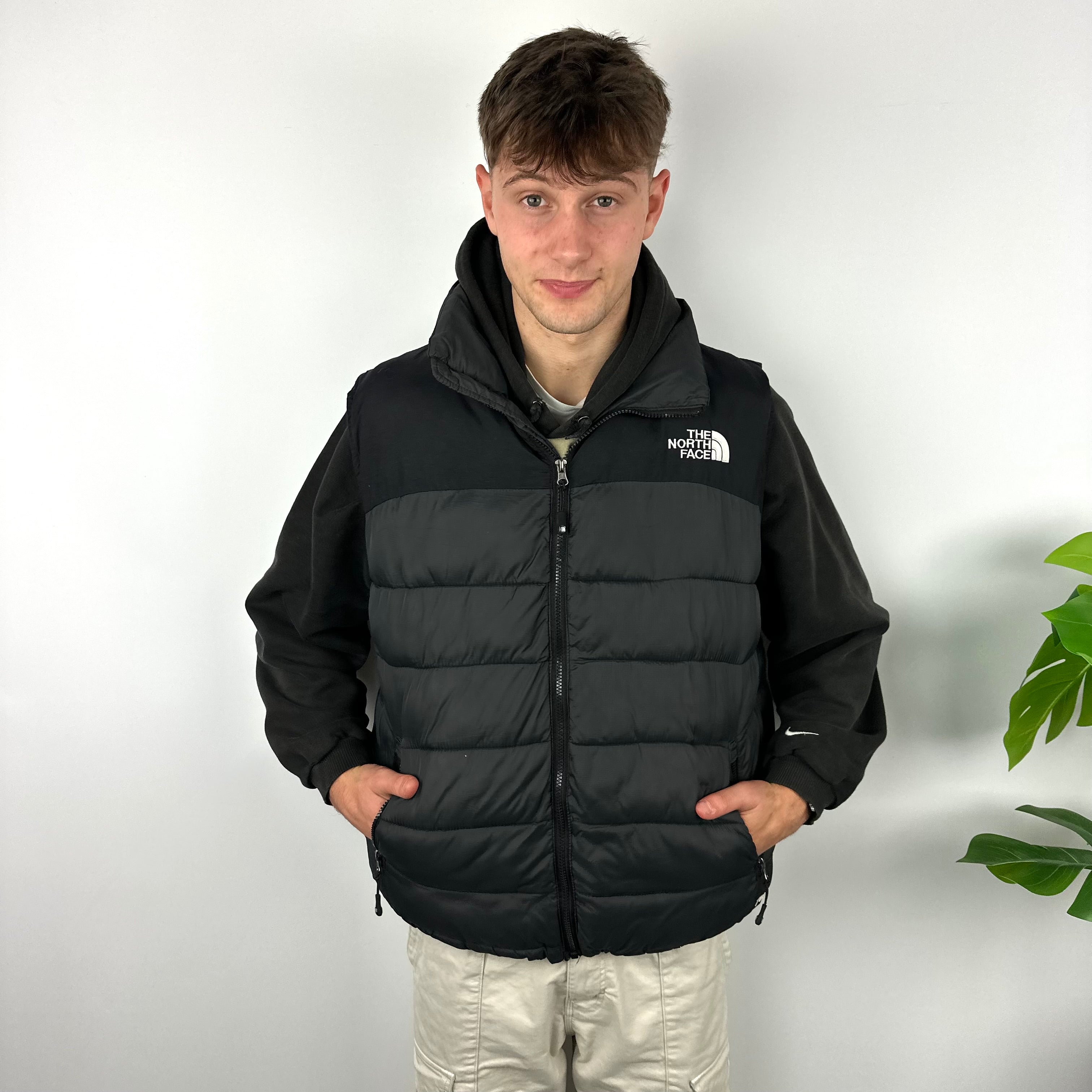 The North Face Black Puffer Gilet (XL)