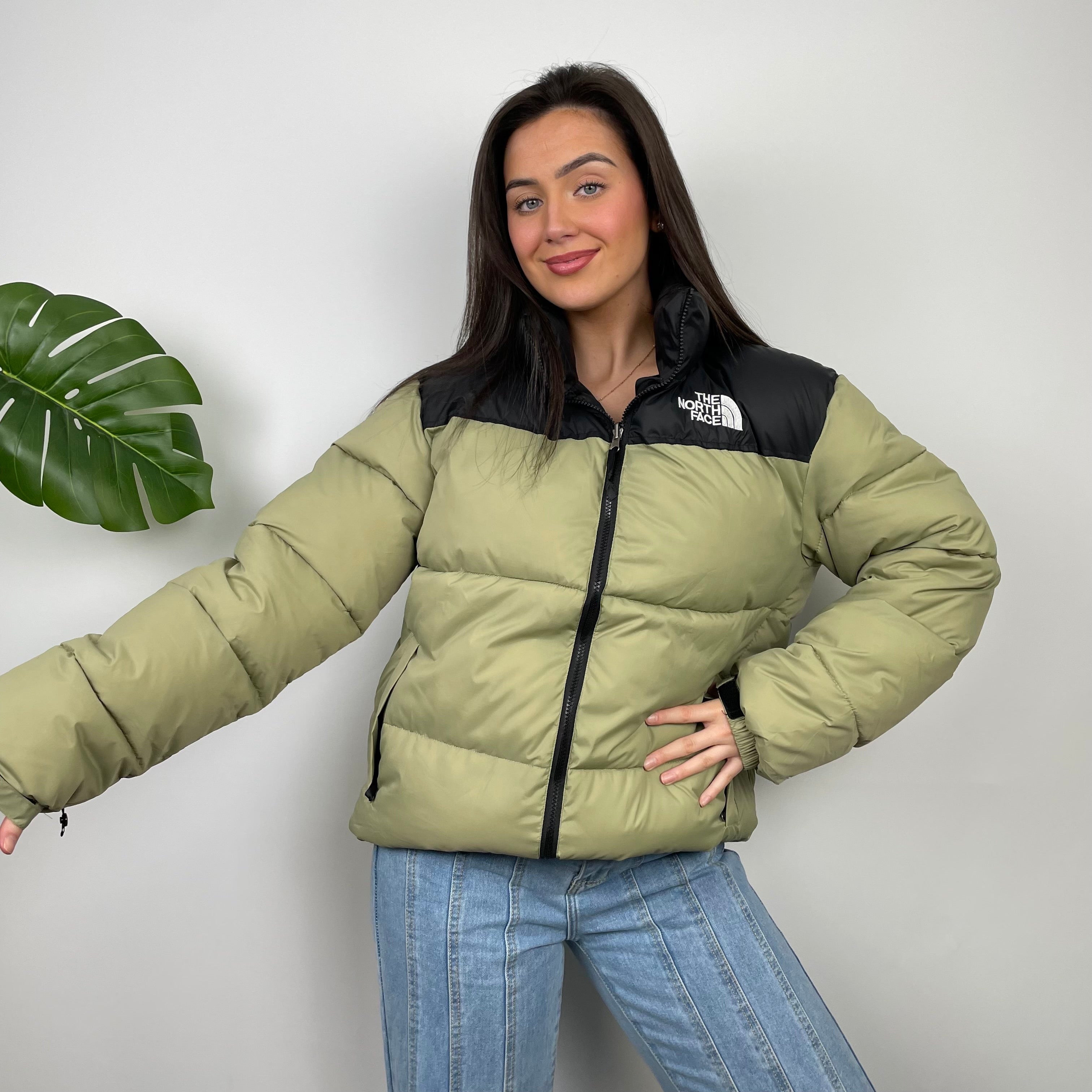 The North Face Green Nuptse 700 Puffer Jacket (L)
