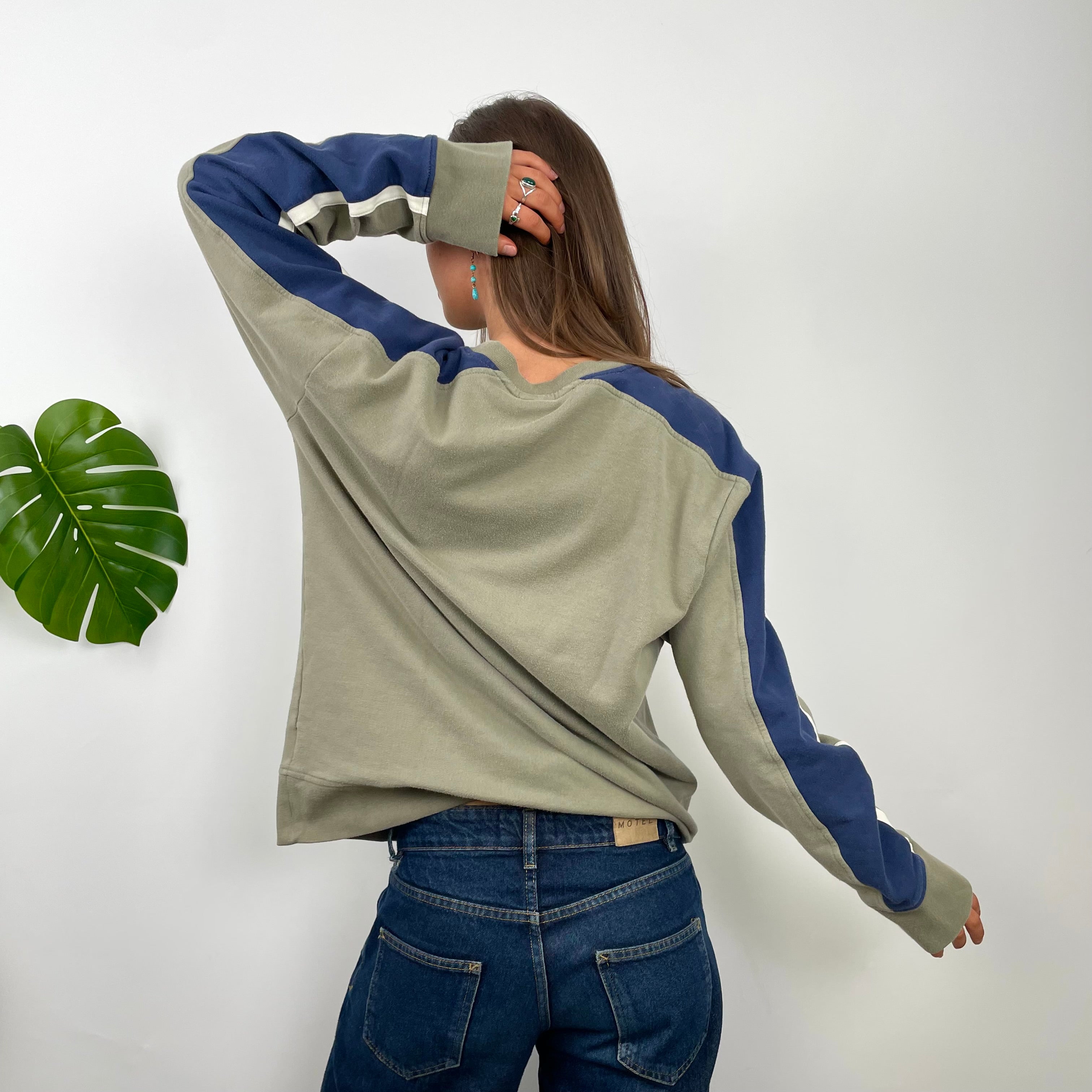 Nike Khaki Embroidered Swoosh Sweatshirt (L)
