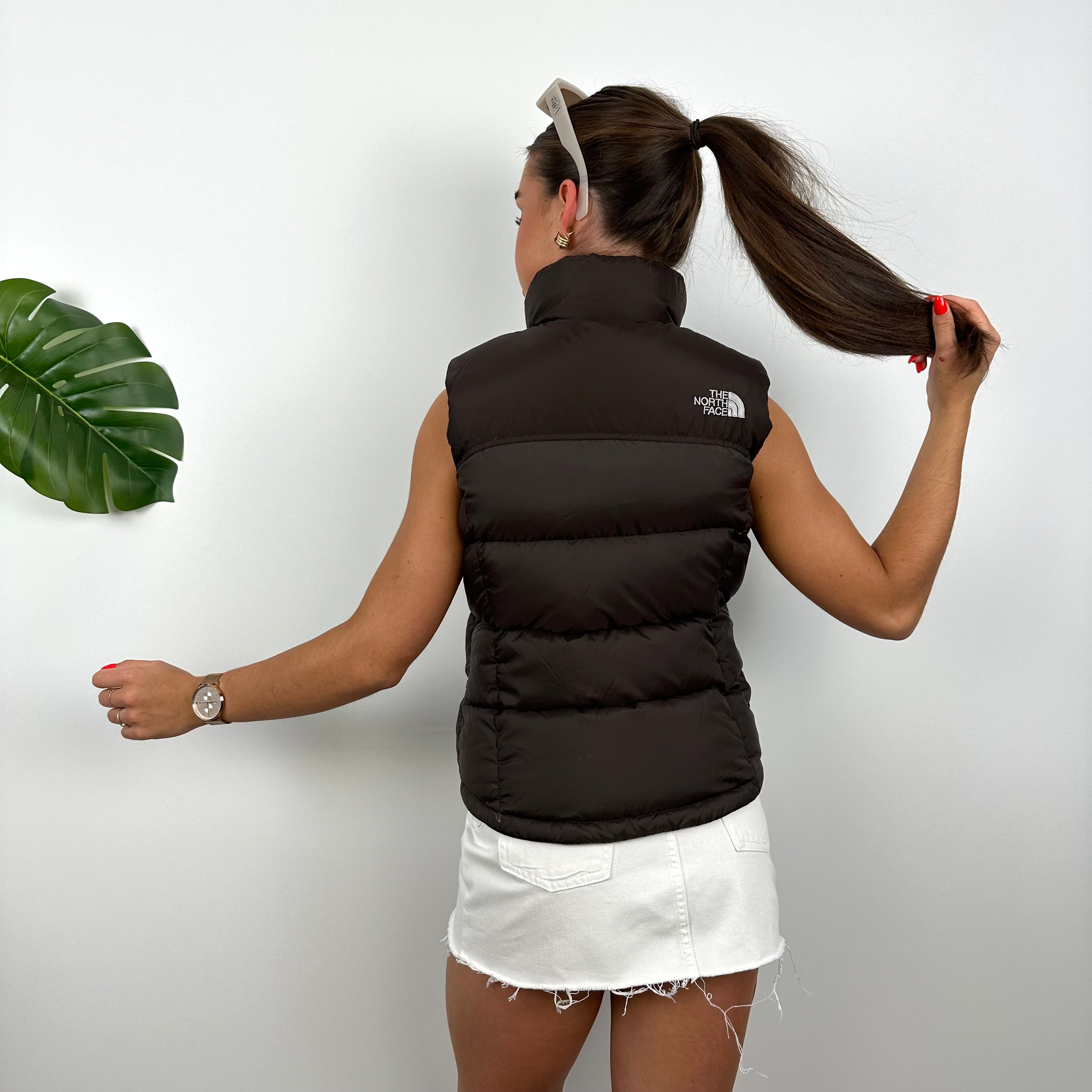 The North Face Brown Puffer Gilet (XS)