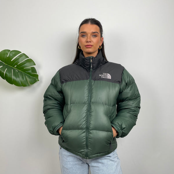 The North Face Green Nuptse 700 Puffer Jacket (S)