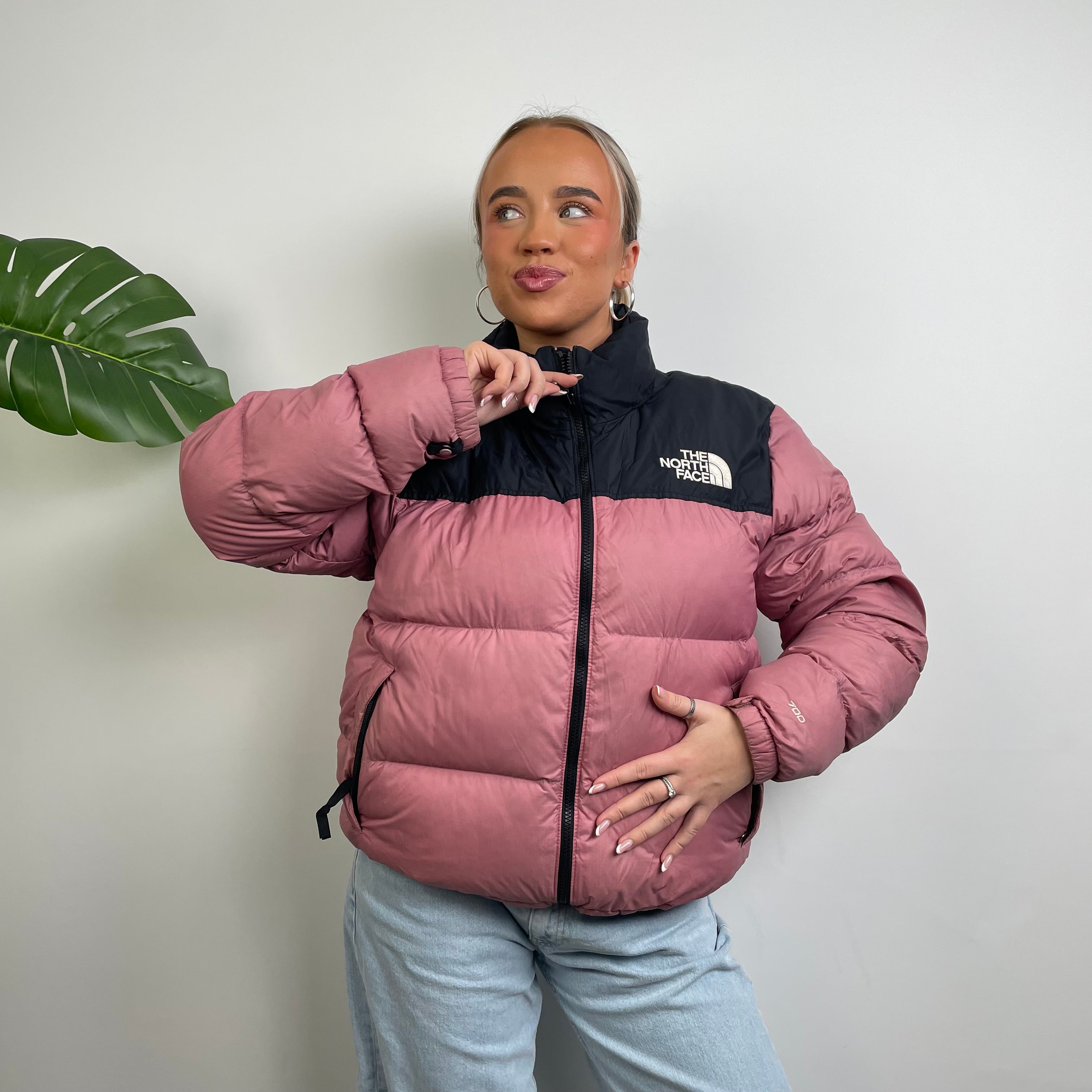 The North Face Pink Puffer Jacket (S)