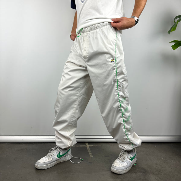 Nike TN White Embroidered Spell Out Track Pants (XL)