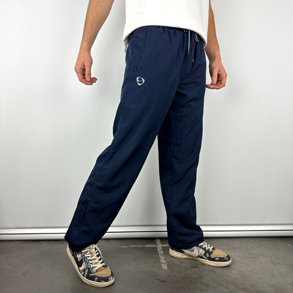 Nike Navy Embroidered Swoosh Track Pants (L)