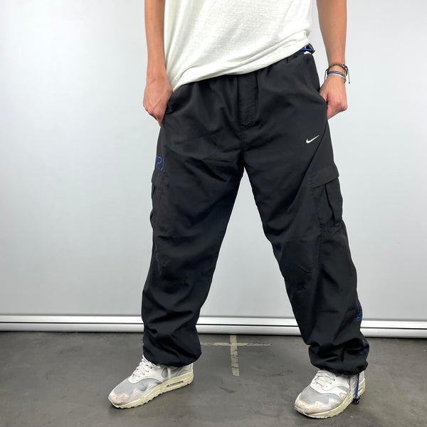 Nike Black Spell Out Track Pants (L)