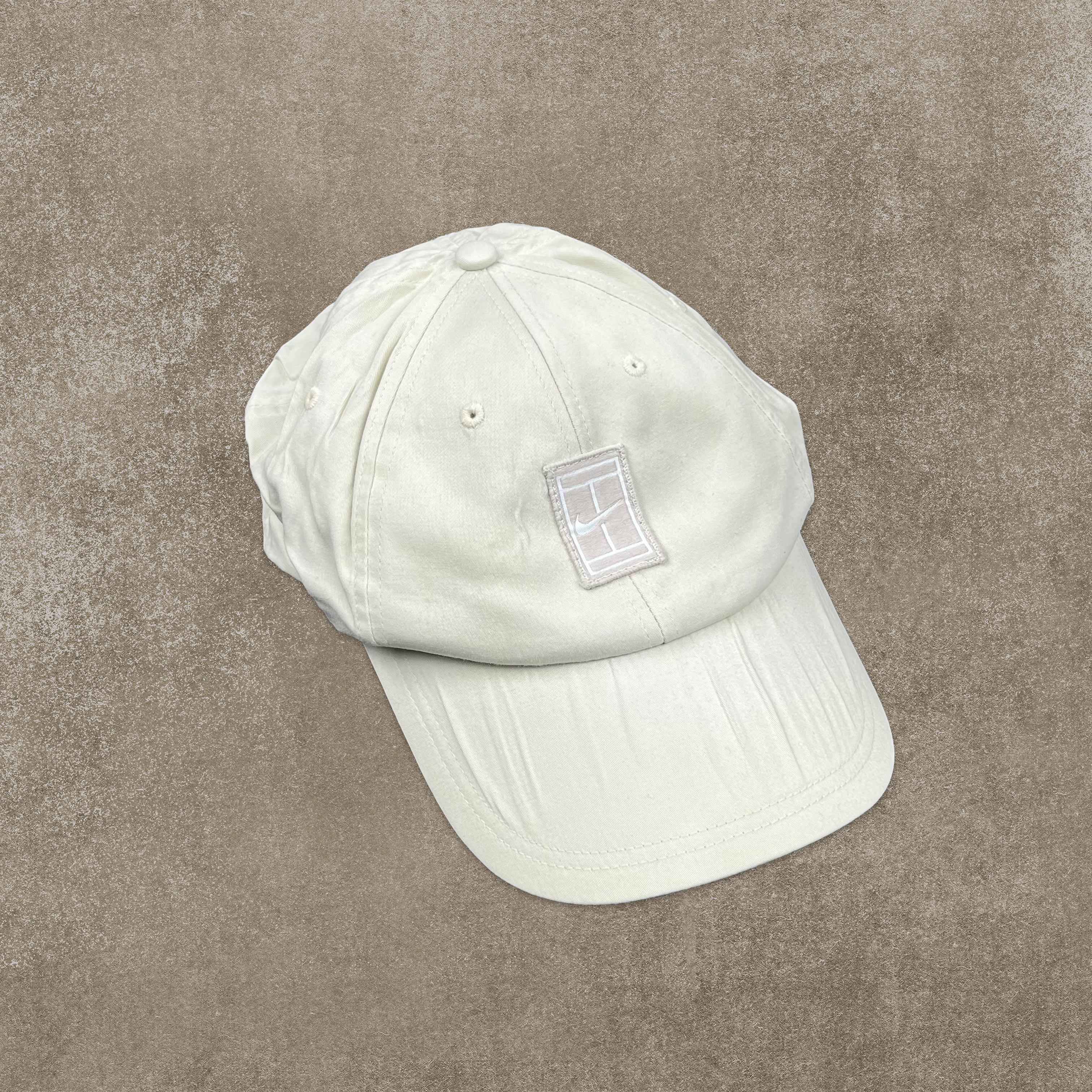 Nike Challenge Court White Embroidered Logo Cap