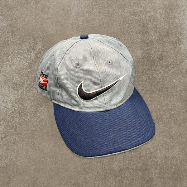 Nike RARE Grey Embroidered Spell Out Cap