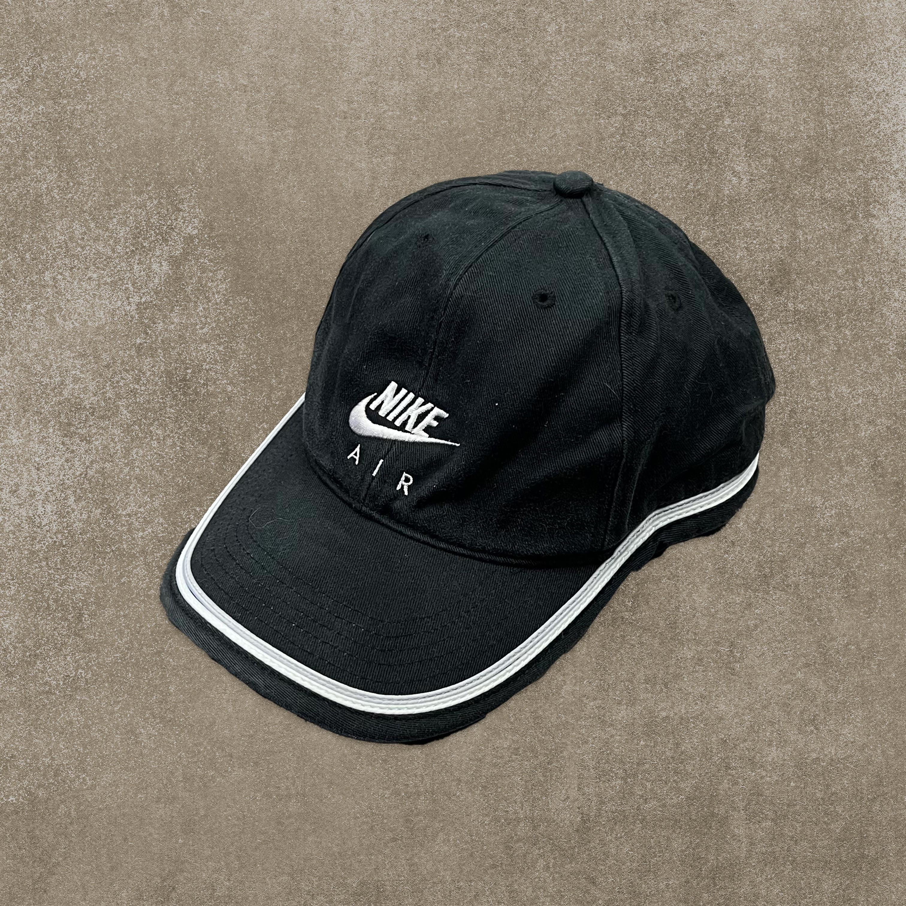 Nike Air RARE Black Embroidered Spell Out Cap