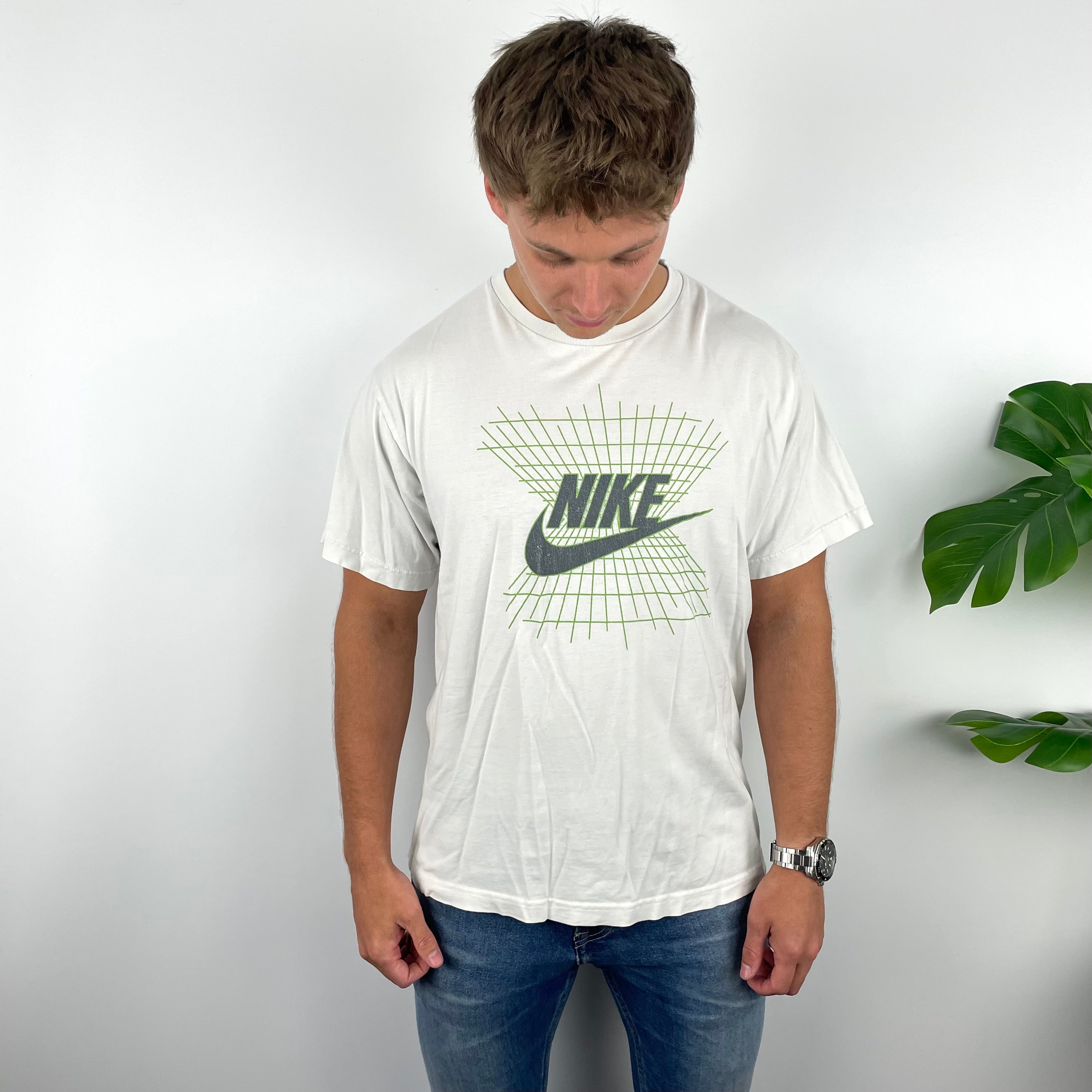 Nike RARE White Spell Out T Shirt (L)
