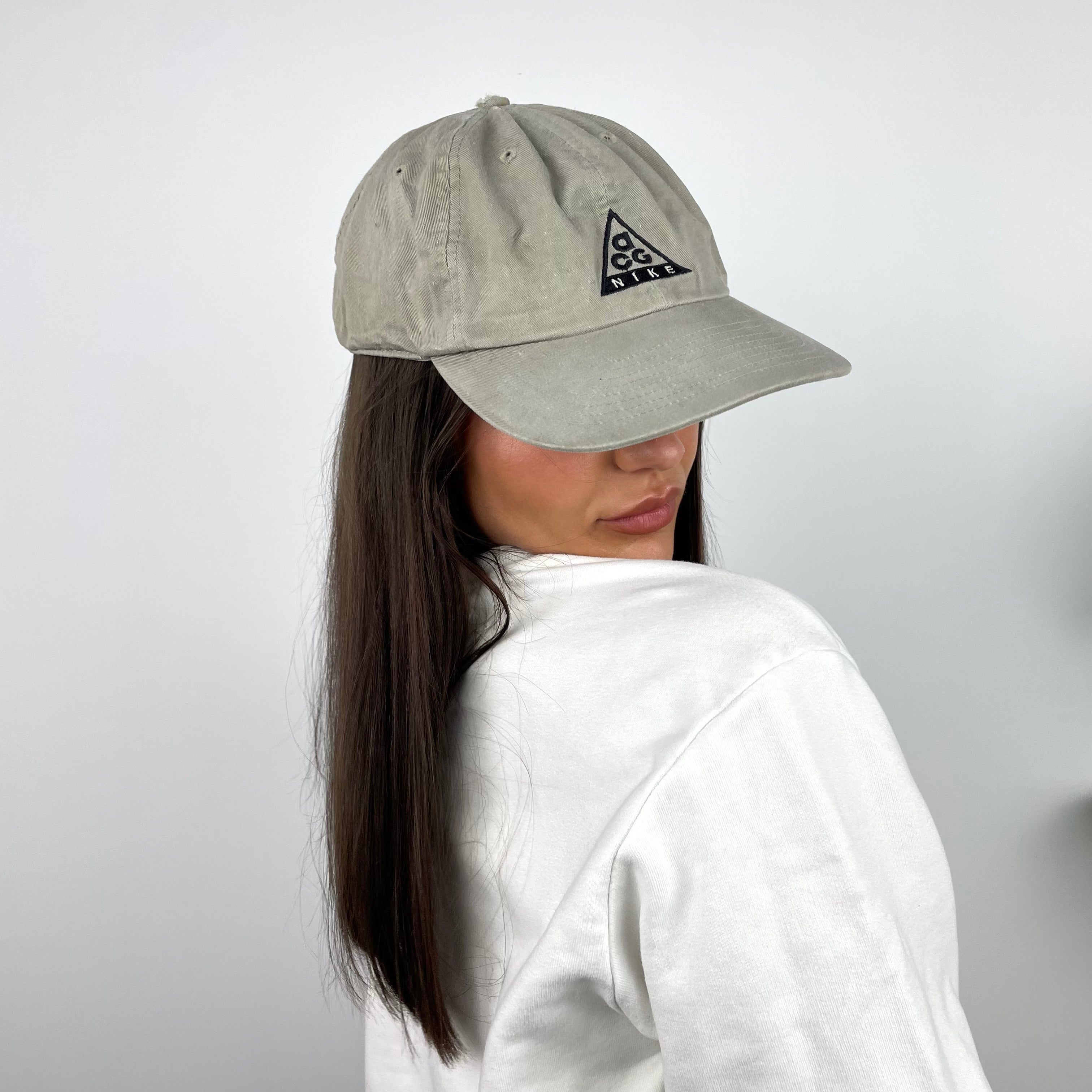 Nike ACG RARE Earth Coloured Embroidered Spell Out Cap
