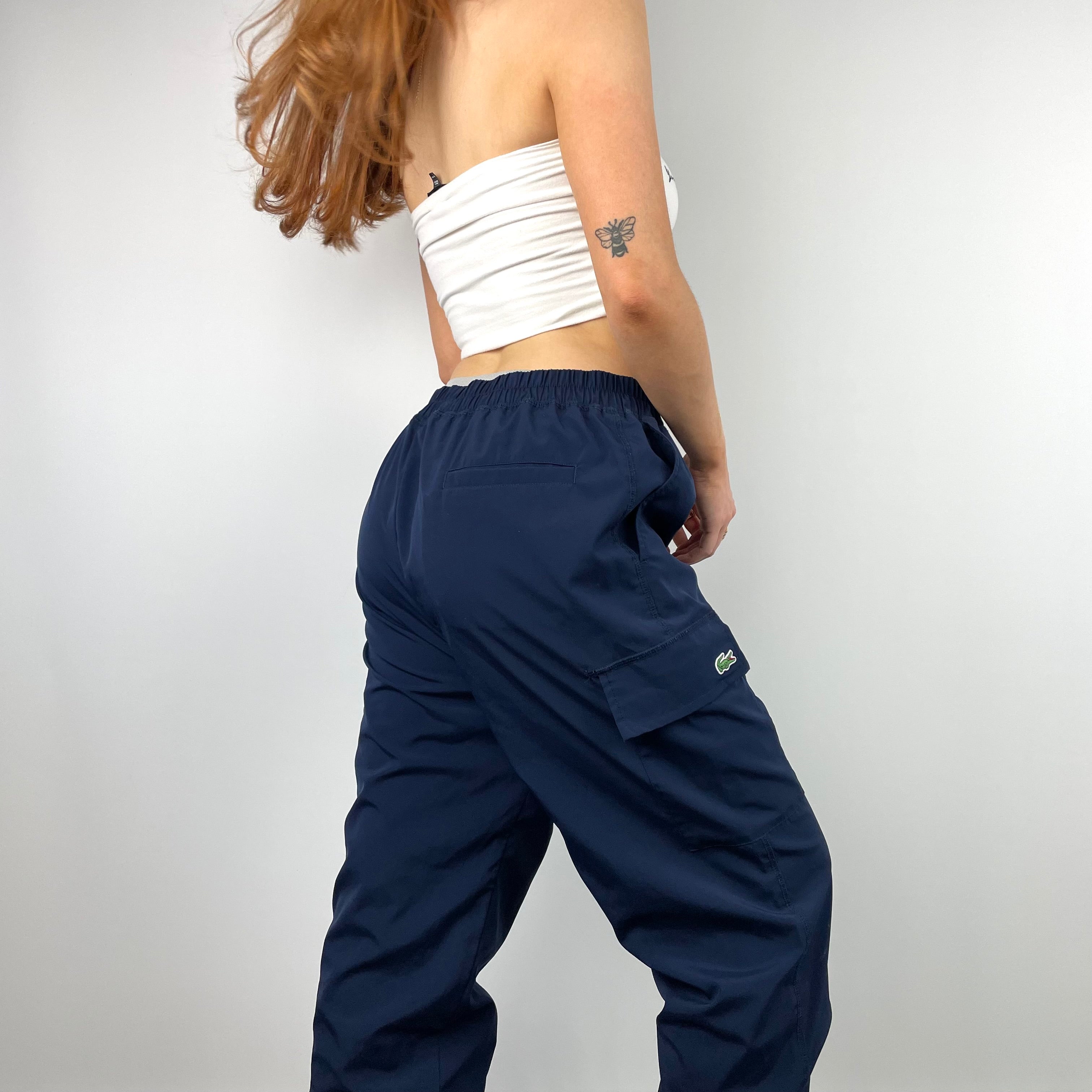 Lacoste Navy Embroidered Logo Track Pants (L)