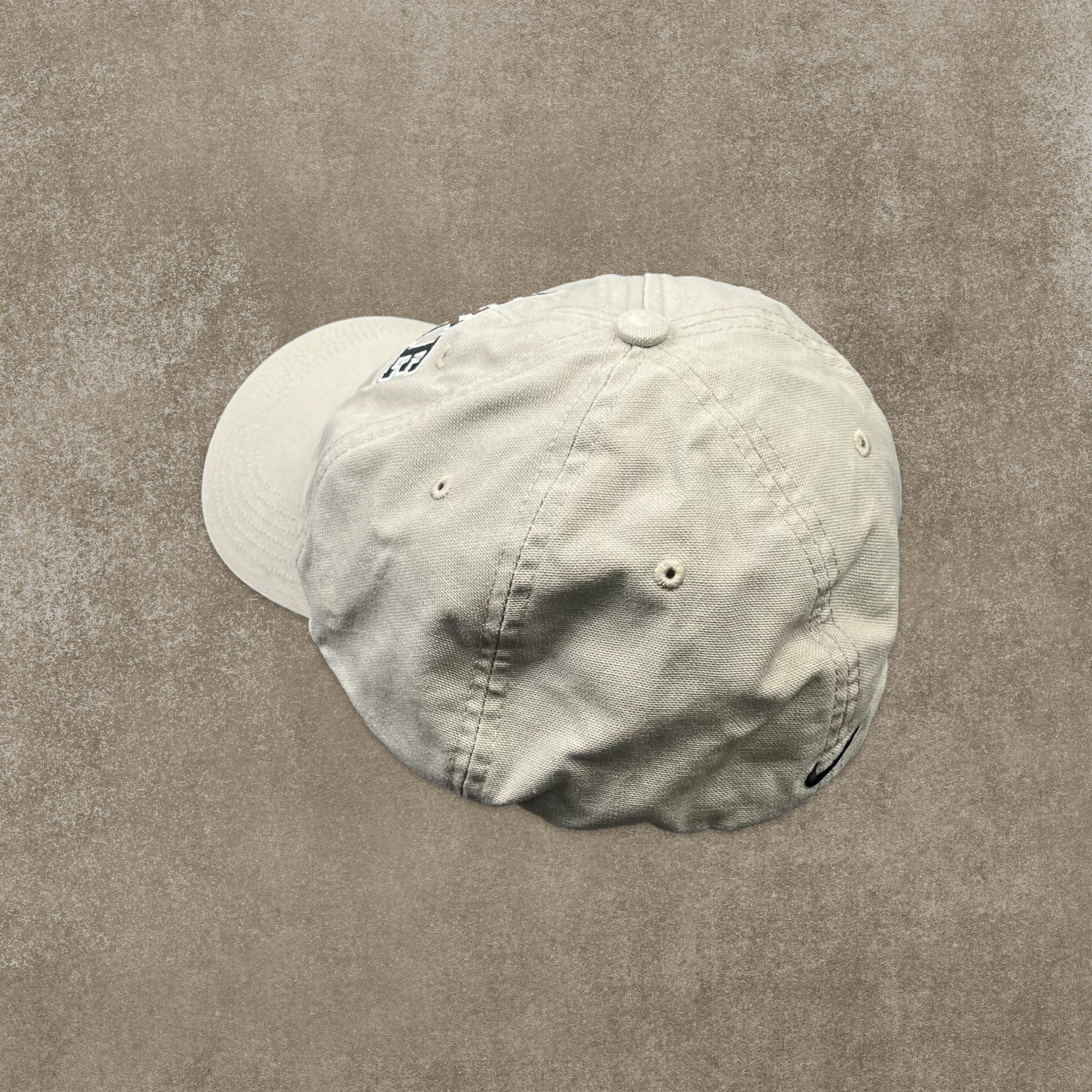 Nike Cream Embroidered Spell Out Cap