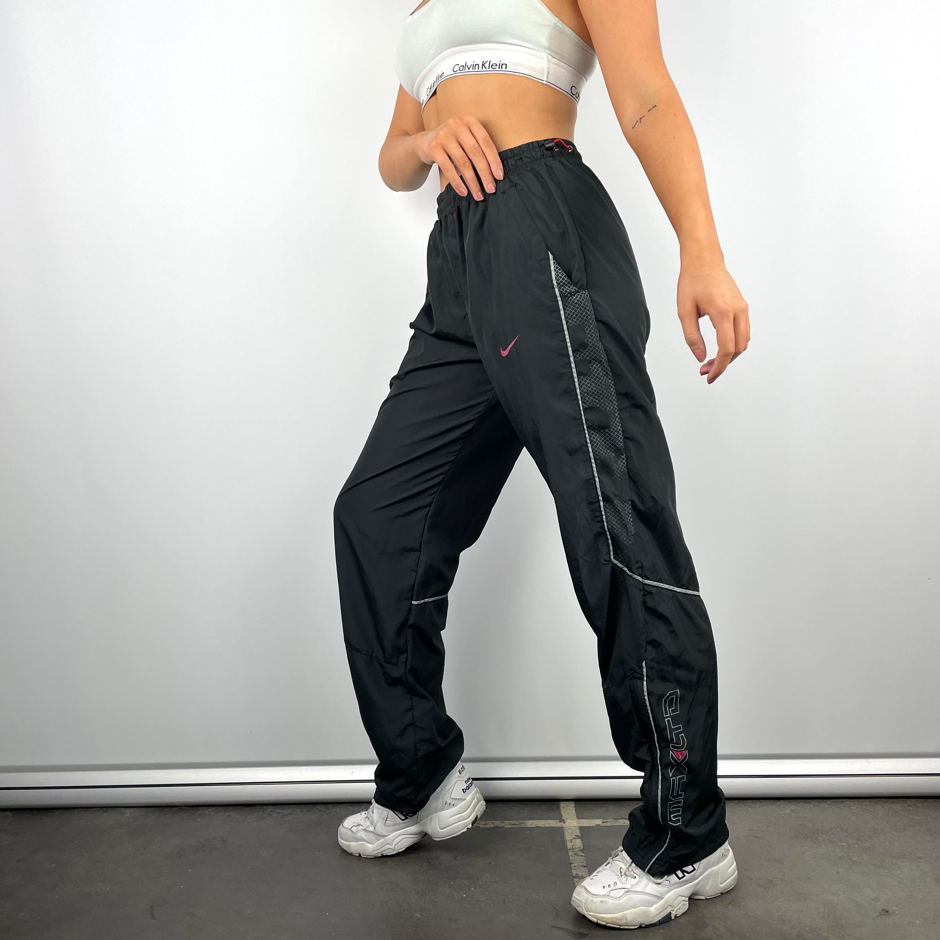 Nike Air Max Black Spell Out Track Pants (S)