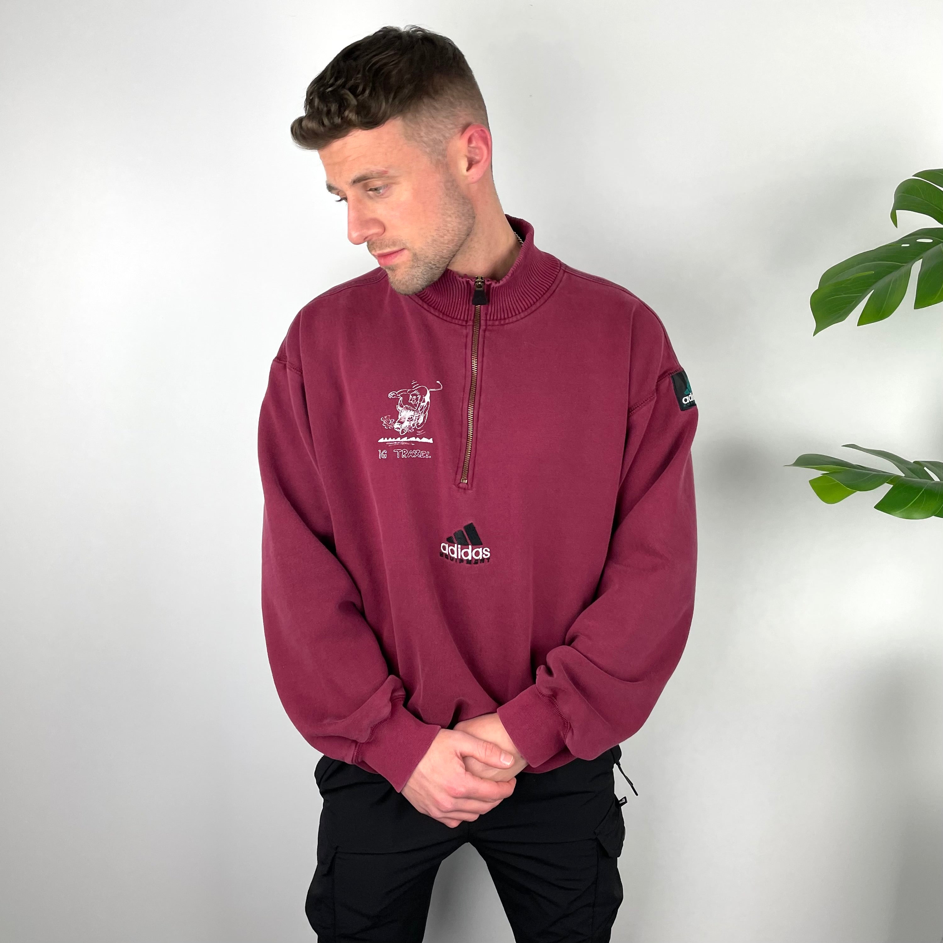 Adidas eqt quarter zip Clearance